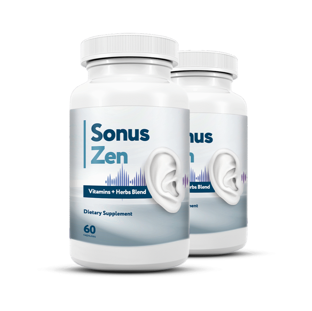 SonusZen supplement bottles